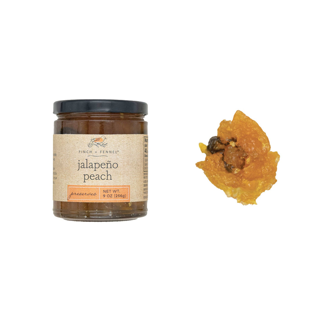Jalapeno Peach Preserves - Merry PigletsFinch & Fennel