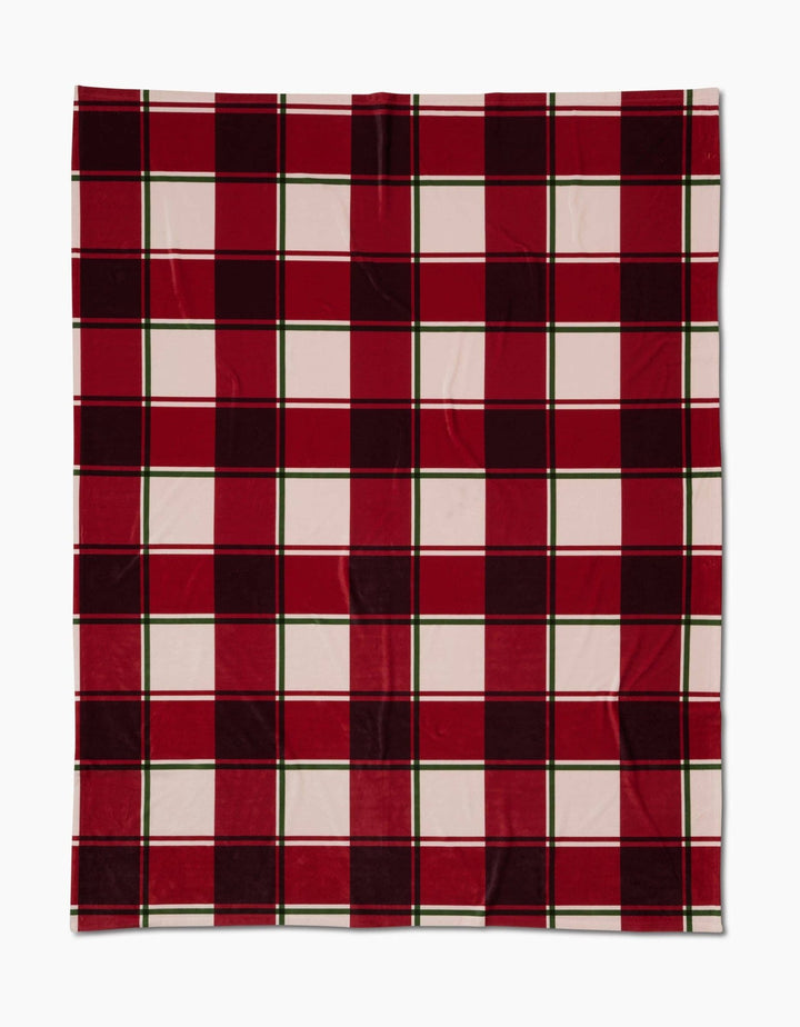 Jingle Plaid Butter Blanket - Merry PigletsGeometry