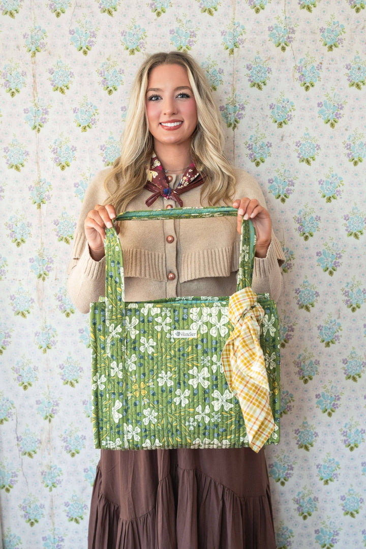 Josephine Quilted Tote - Merry PigletsHandker Bandanas
