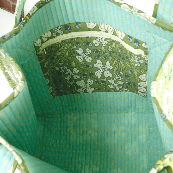 Josephine Quilted Tote - Merry PigletsHandker Bandanas