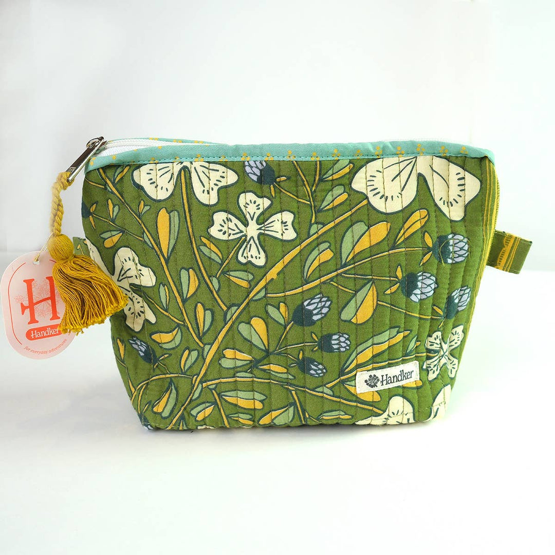 Josephine Quilted Zipper Pouch - Merry PigletsHandker Bandanas