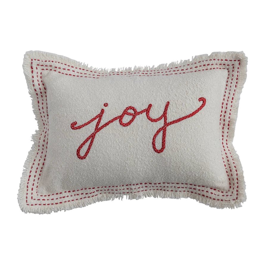 Joy Lumbar Pillow - Merry PigletsCreative Co - Op