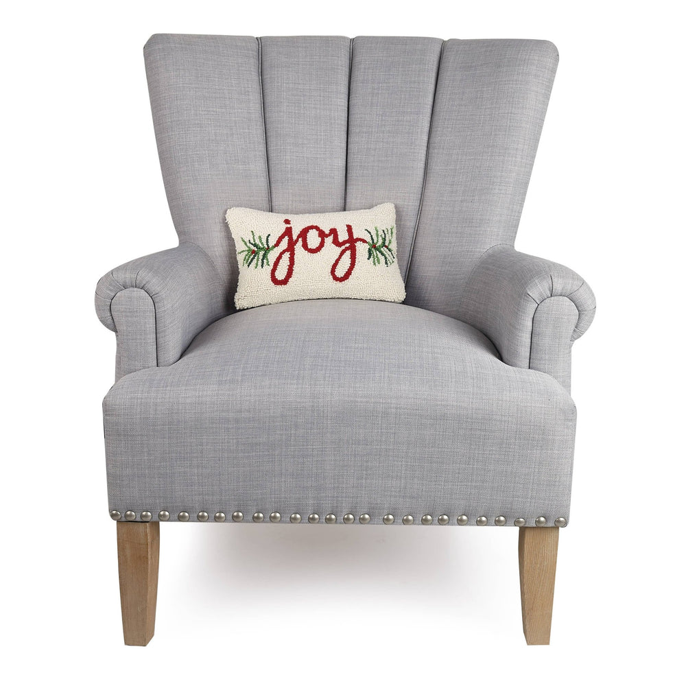 Joy Wool Hooked Pillow - Merry PigletsPeking Handicraft