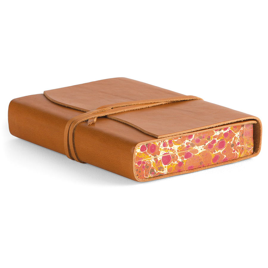 Roma Lussa Tan Leather Journal