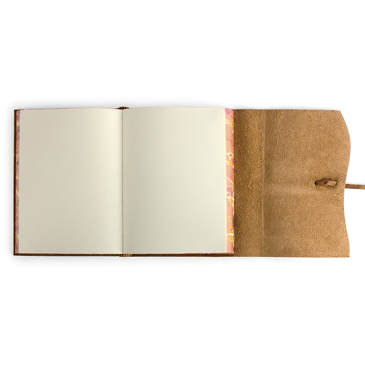 Roma Lussa Tan Leather Journal