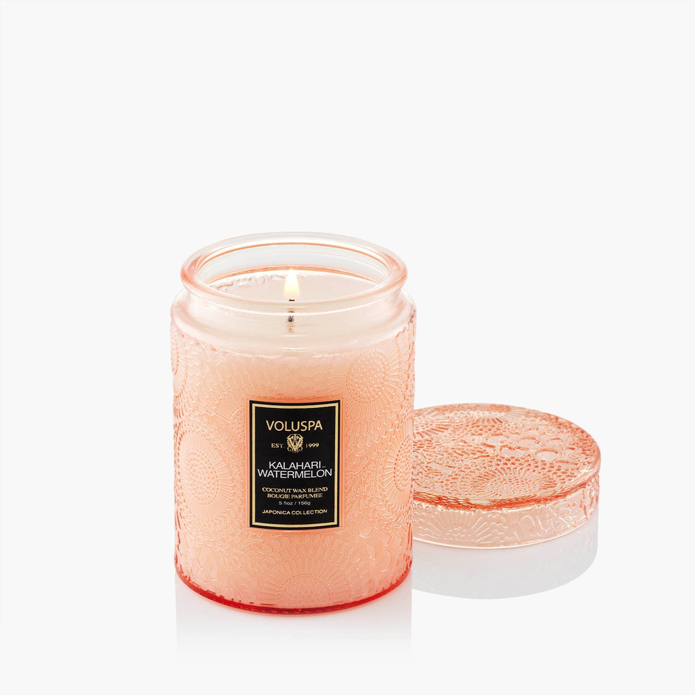 Kalahari Watermelon Small Jar Candle - Merry PigletsVoluspa