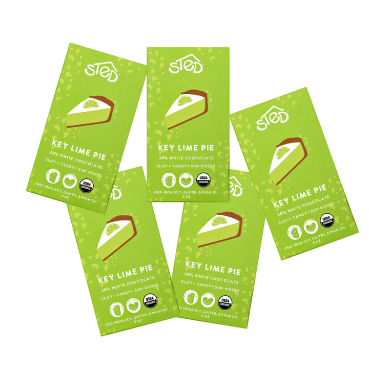 Key Lime Pie Mini Chocolate Bar - Merry PigletsSted Foods