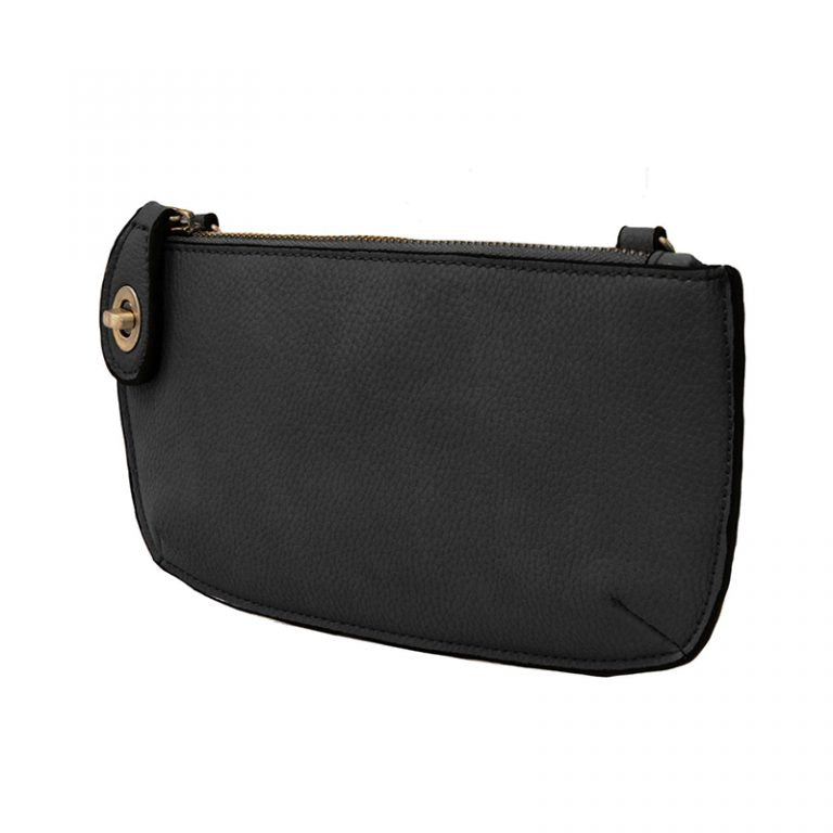 Crossbody Wristlet Clutch Black