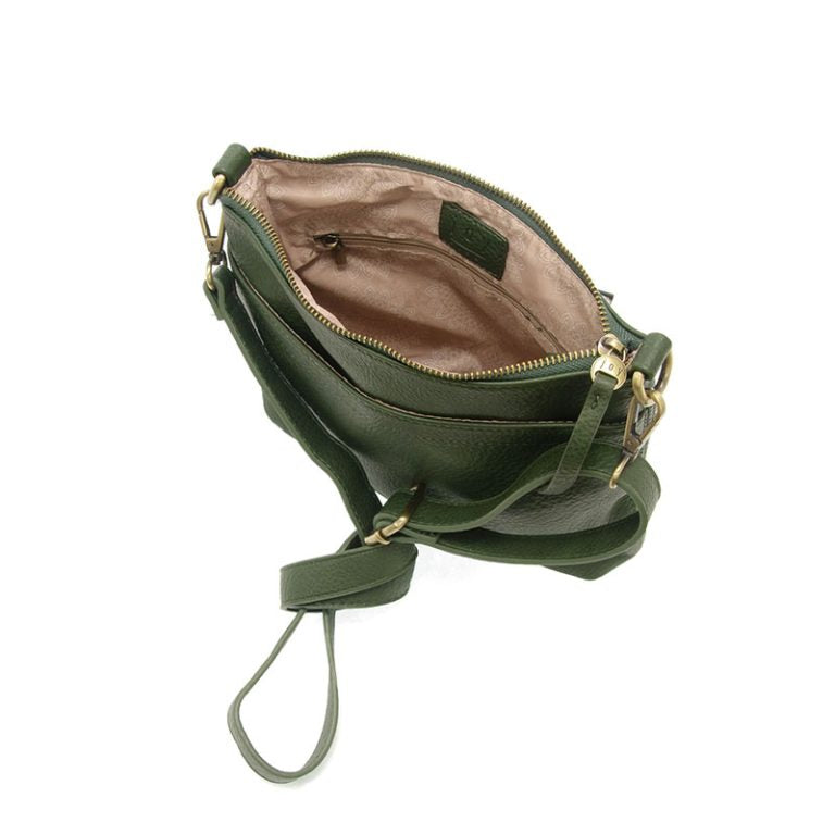 Layla Crossbody Bag - Hunter Green - Merry Piglets