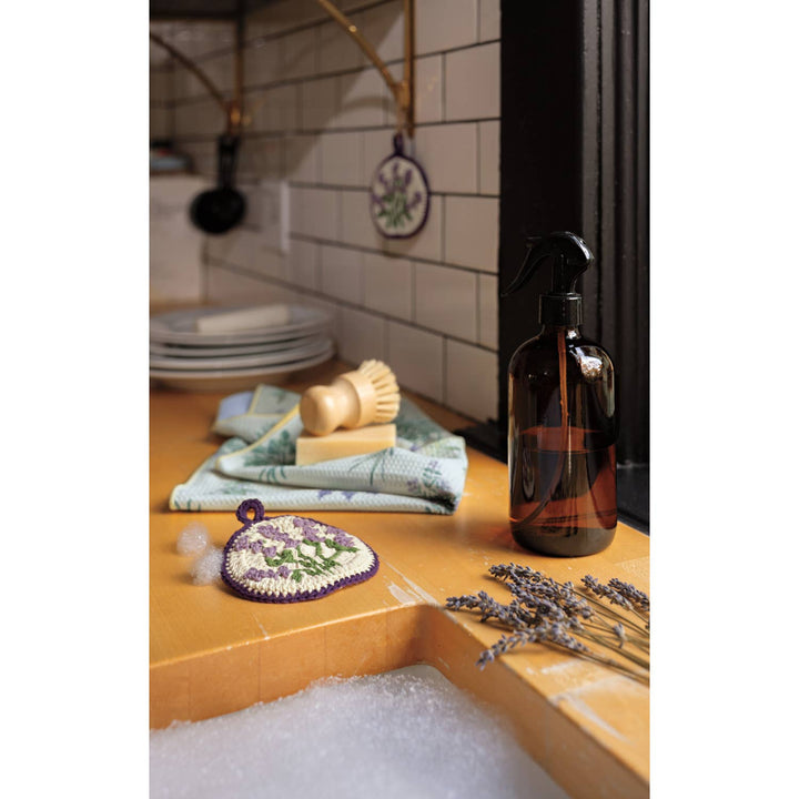 Lavender Crochet Dish Scrubber - Merry PigletsNow Designs by Danica