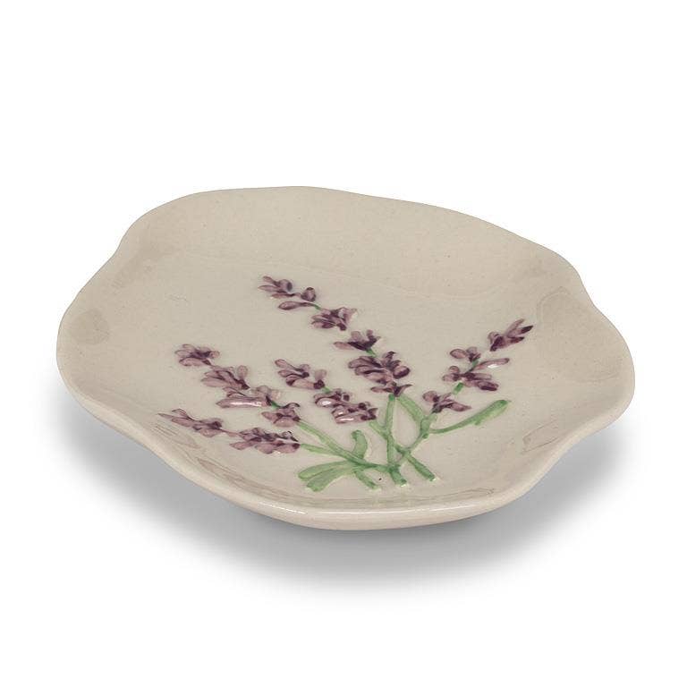 Lavender Flower Dish - Merry PigletsAbbott
