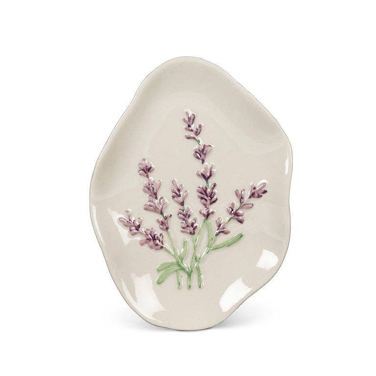 Lavender Flower Dish - Merry PigletsAbbott