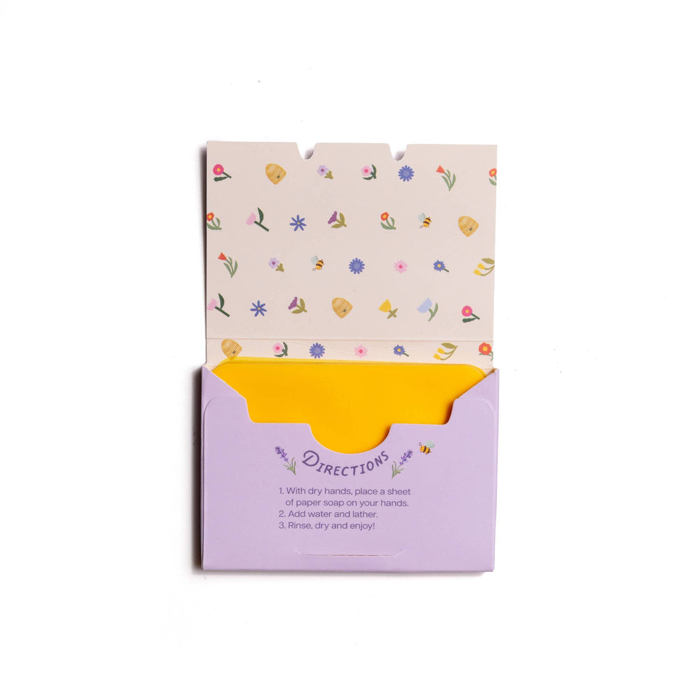 Lavender Honey Paper Soap Sheets - Merry Piglets123 Farm