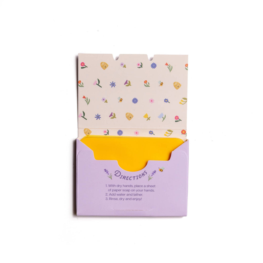 Lavender Honey Paper Soap Sheets - Merry Piglets123 Farm