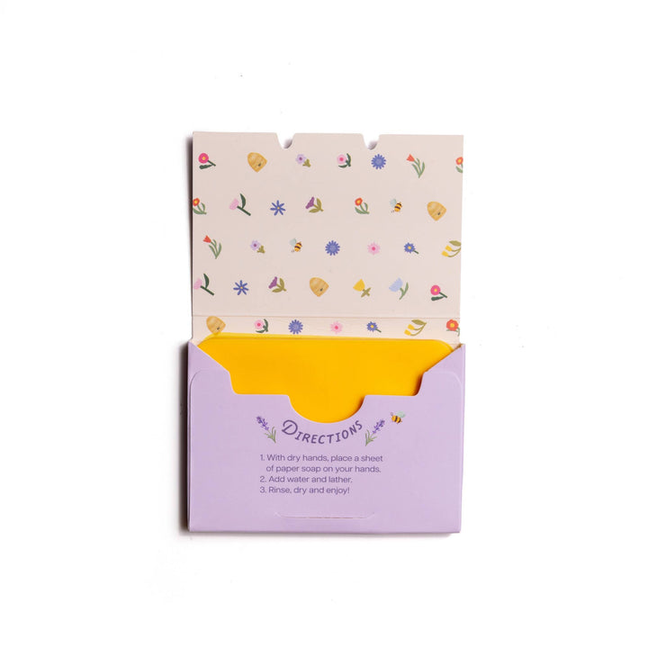 Lavender Honey Paper Soap Sheets - Merry Piglets123 Farm