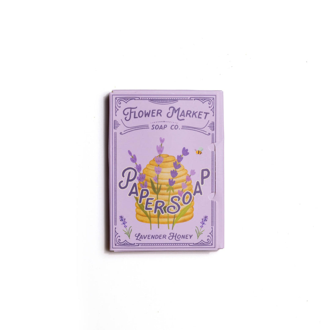 Lavender Honey Paper Soap Sheets - Merry Piglets123 Farm
