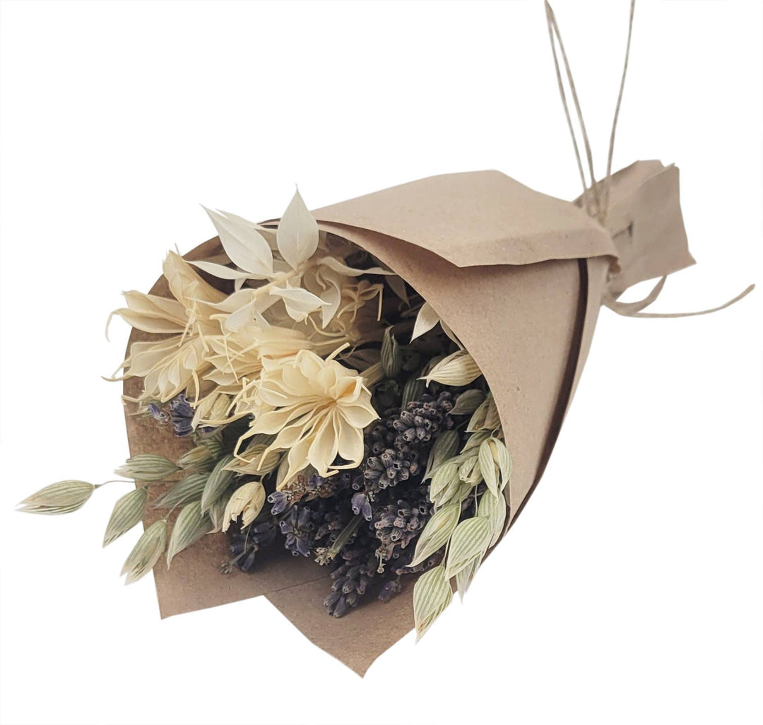 Lavender & Ivory Floral Mini Bouquet - Merry PigletsAndaluca