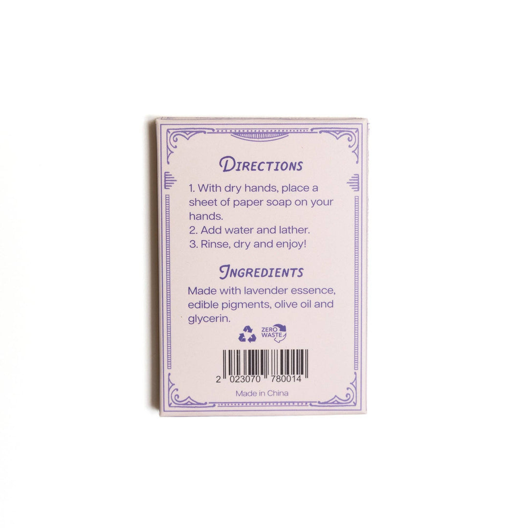 Lavender Paper Soap Sheets - Merry Piglets123 Farm