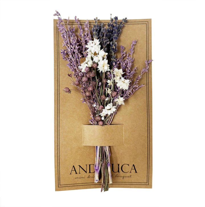 Lavender Wildflower Mini Dried Flower Bouquet - Merry PigletsAndaluca