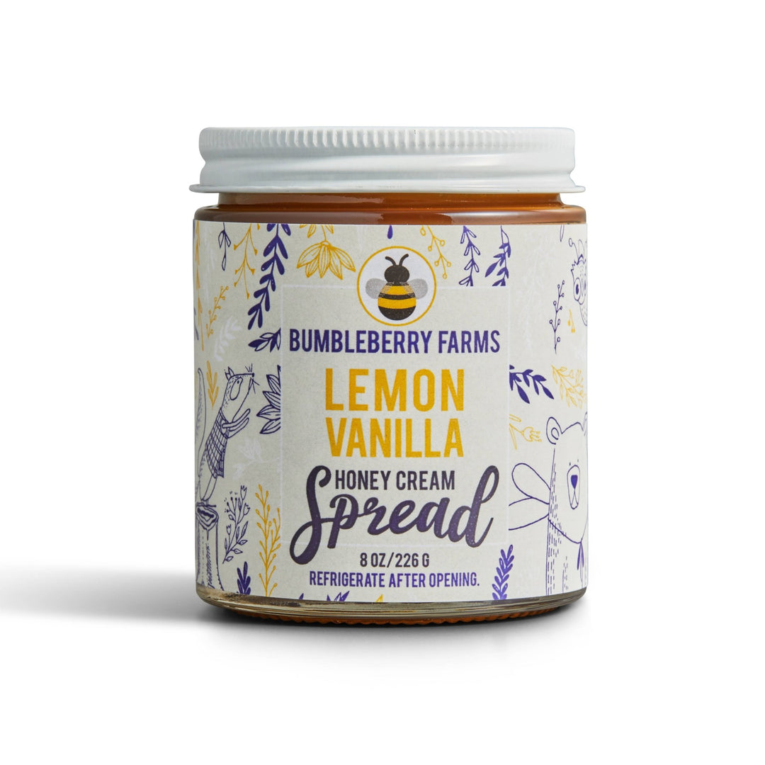 Lemon Vanilla Honey Cream Spread - Merry PigletsBumbleberry Farms