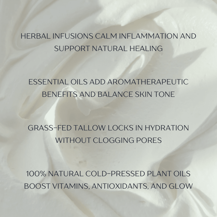 Lemon + Vanilla Tallow Body Butter - Merry PigletsWild Roots Tallow Co.