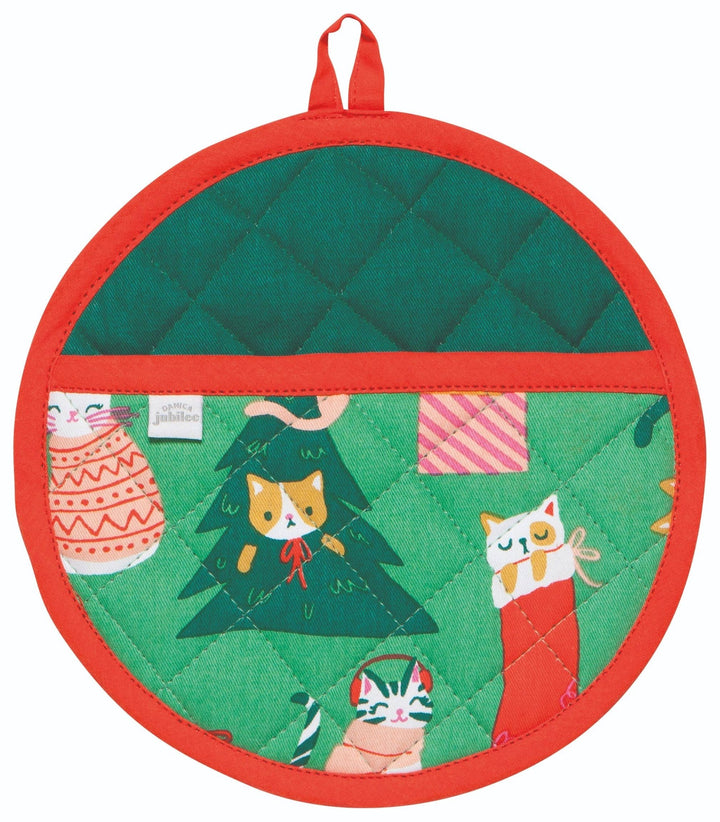 Let it Meow Christmas Potholder - Merry PigletsDanica Jubilee