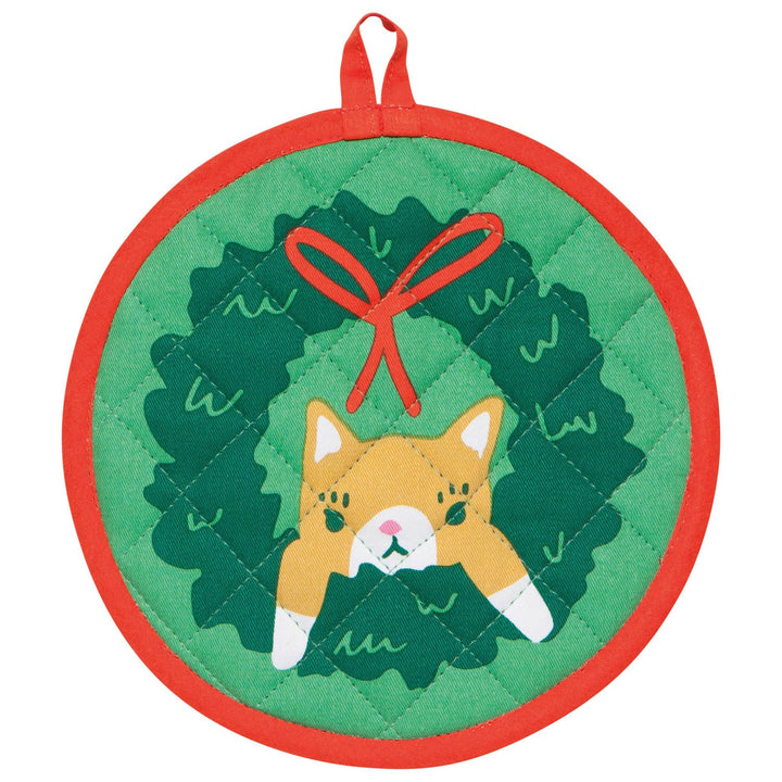 Let it Meow Christmas Potholder - Merry PigletsDanica Jubilee