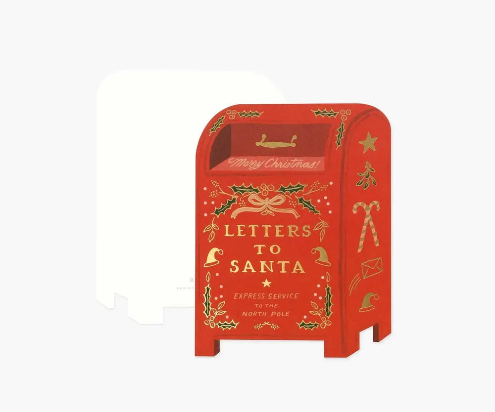 Letters to Santa Greeting Card - Merry PigletsRifle Paper Co.