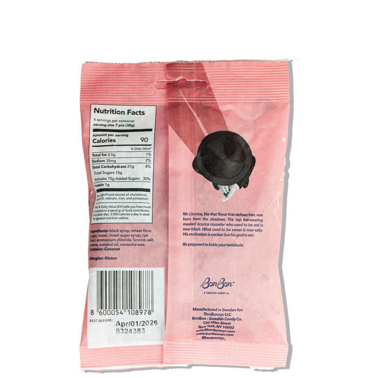 Licorice Twist Swedish Candy - Merry PigletsBonBon - A Swedish Candy Co