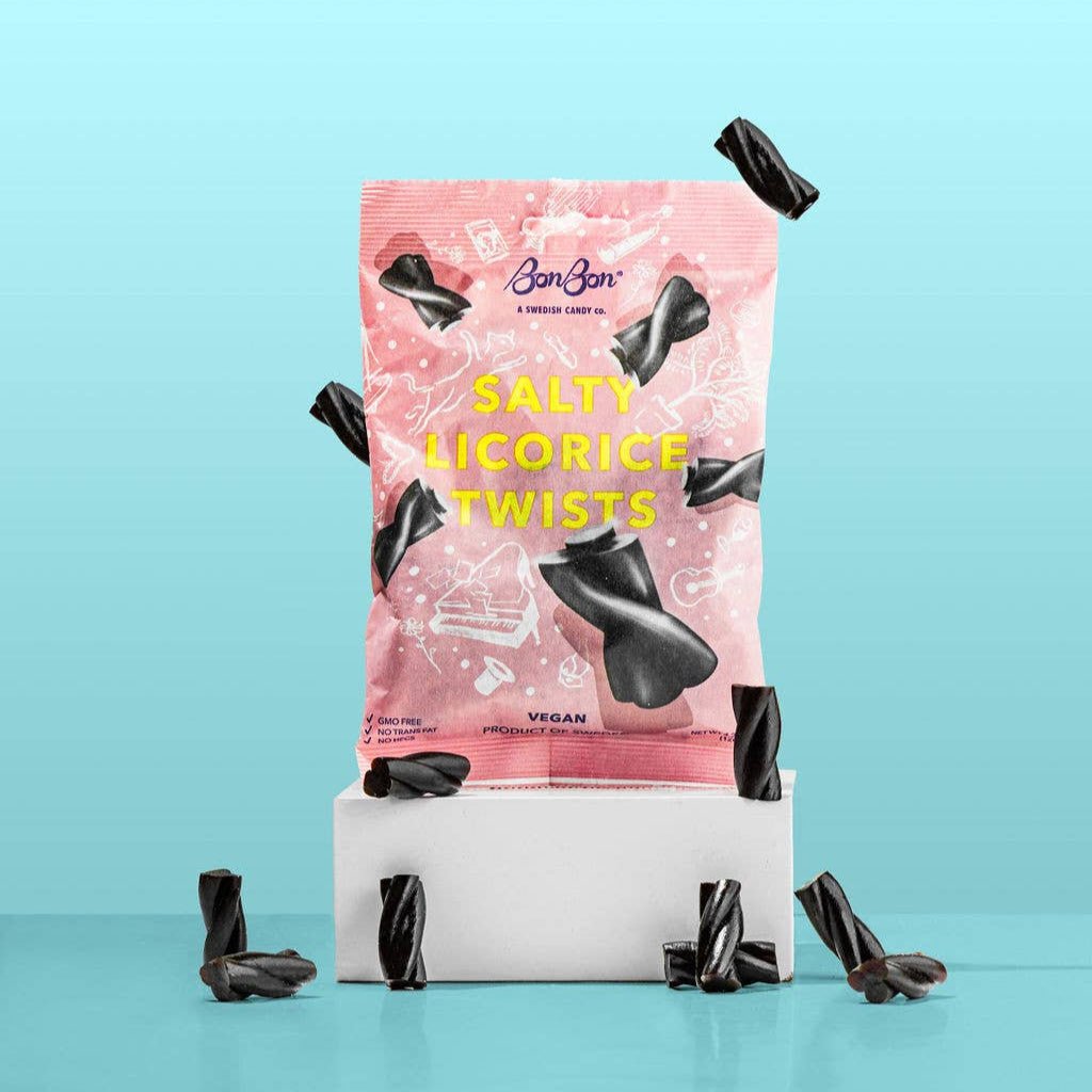 Licorice Twist Swedish Candy - Merry PigletsBonBon - A Swedish Candy Co