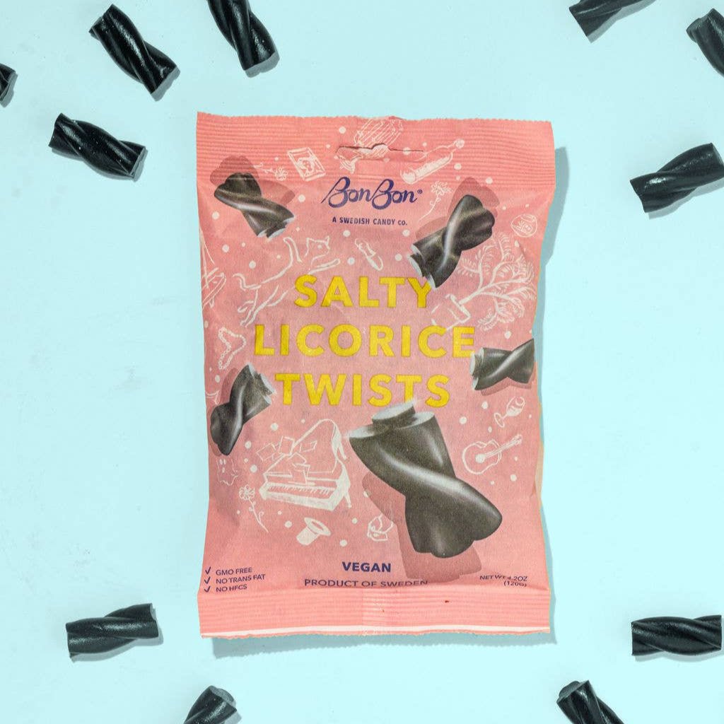 Licorice Twist Swedish Candy - Merry PigletsBonBon - A Swedish Candy Co