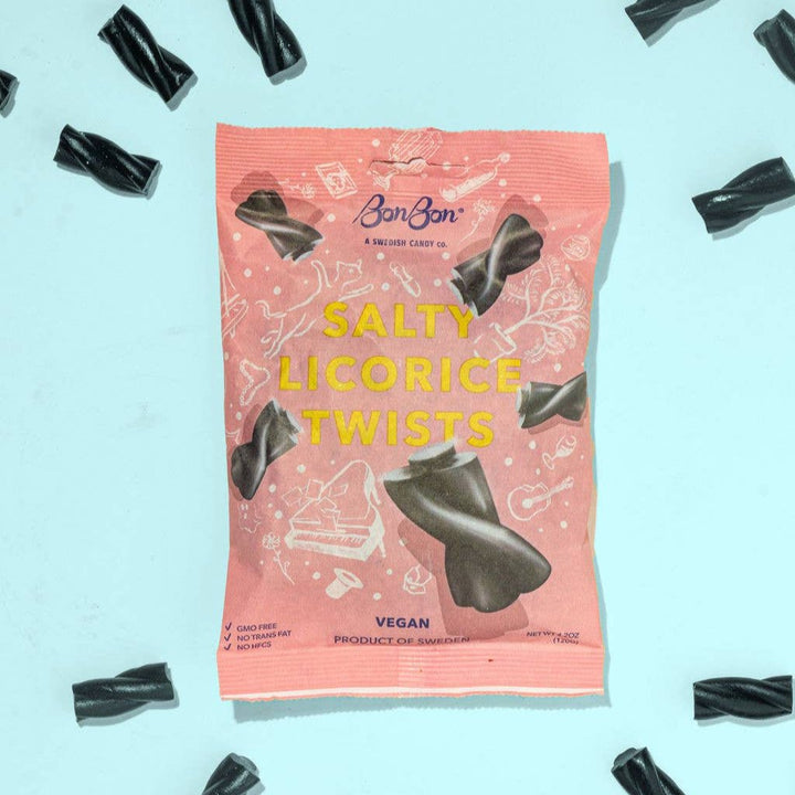 Licorice Twist Swedish Candy - Merry PigletsBonBon - A Swedish Candy Co