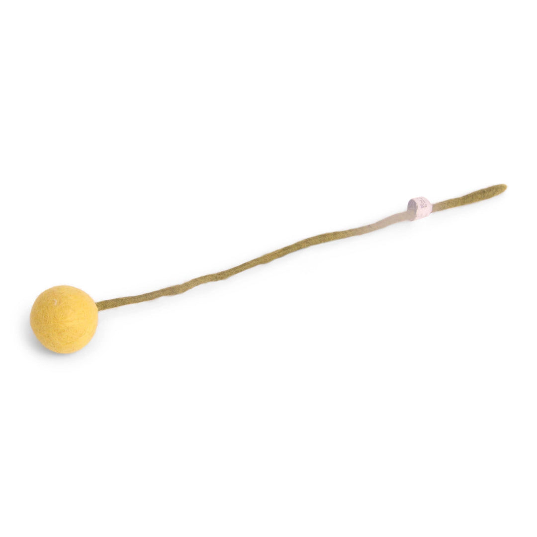 Light Yellow Wool Flower Pom Large - Merry PigletsGry and Sif