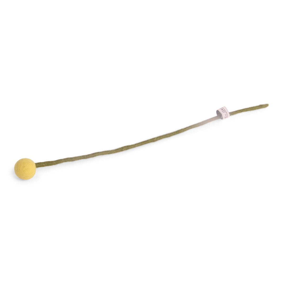Light Yellow Wool Pom Flower Small - Merry PigletsGry and Sif