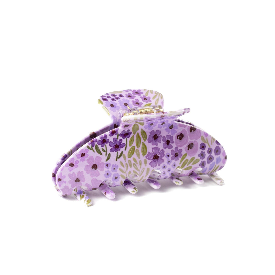Lilac Floral Claw Clip - Merry PigletsElyse Breanne Design