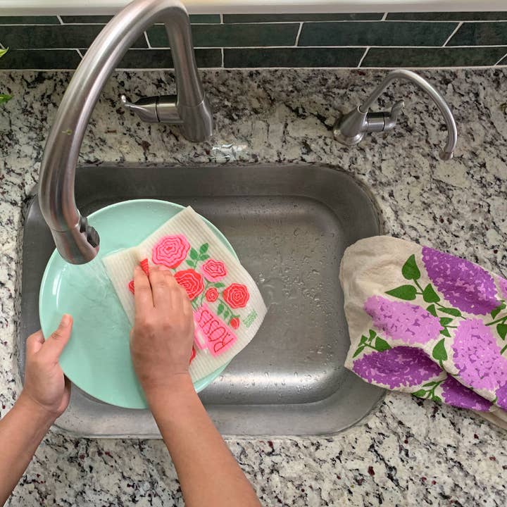 Lilacs Dish Towel - Merry PigletsThe Neighborgoods