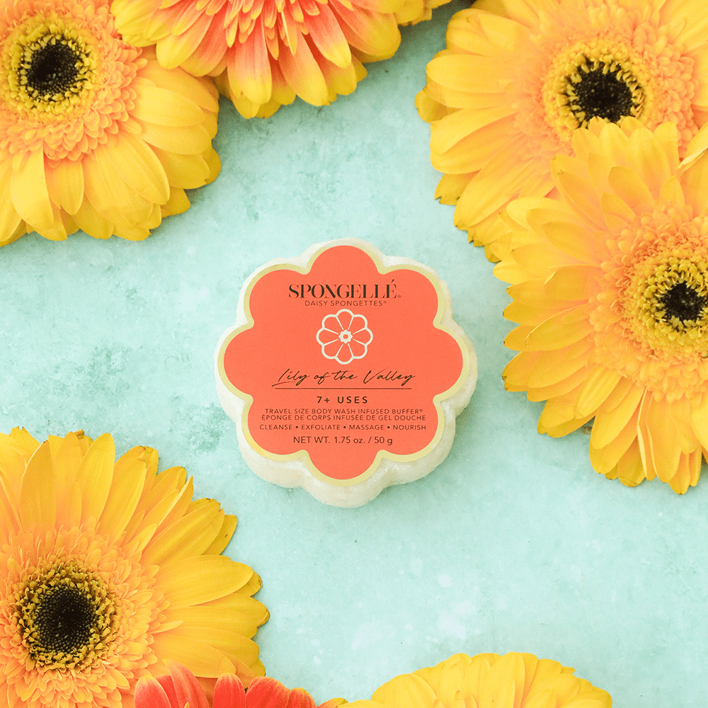 Lily of the Valley Daisy Spongette - Merry PigletsSpongellé