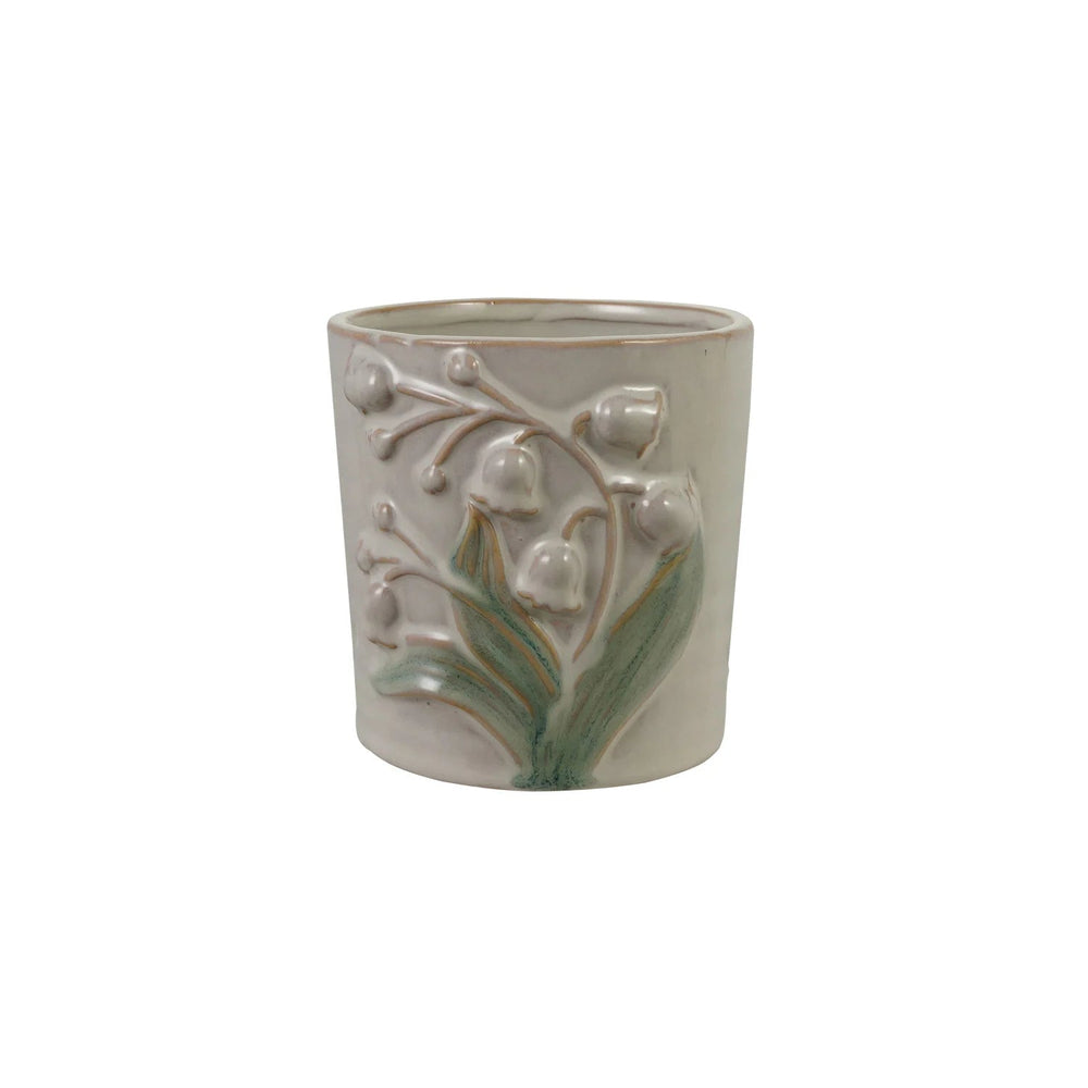 Lily of the Valley Planter - Merry PigletsCreative Co-Op