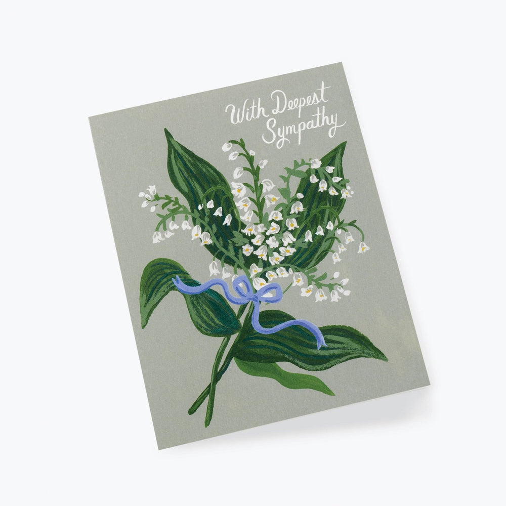 Lily of the Valley Sympathy Greeting Card - Merry PigletsRifle Paper Co.