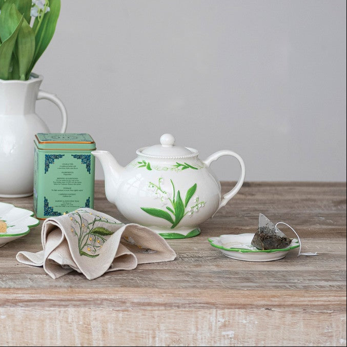 Lily of the Valley Scalloped Plate