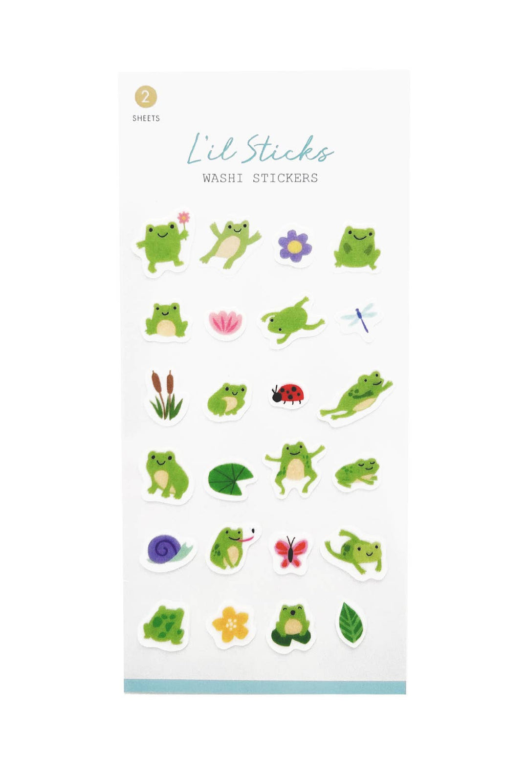 Little Frogs Washi Stickers - Merry PigletsGirl of All Work