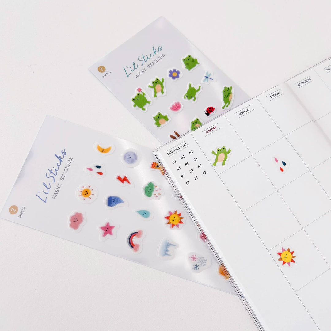 Little Frogs Washi Stickers - Merry PigletsGirl of All Work
