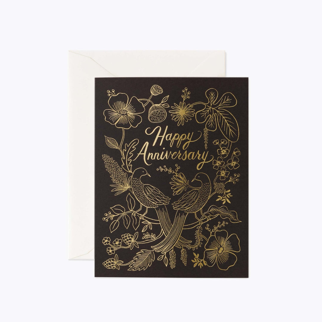 Love Birds Anniversary Card - Merry PigletsRifle Paper Co.