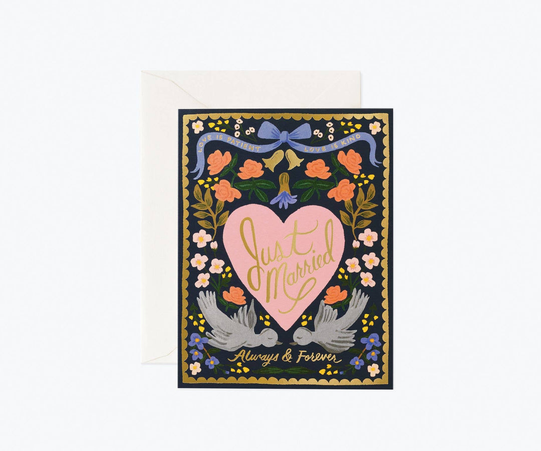 Love Birds Wedding Greeting Card - Merry PigletsRifle Paper Co.