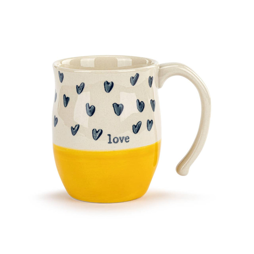 Love Heart Brights Mug - Merry PigletsDEMDACO