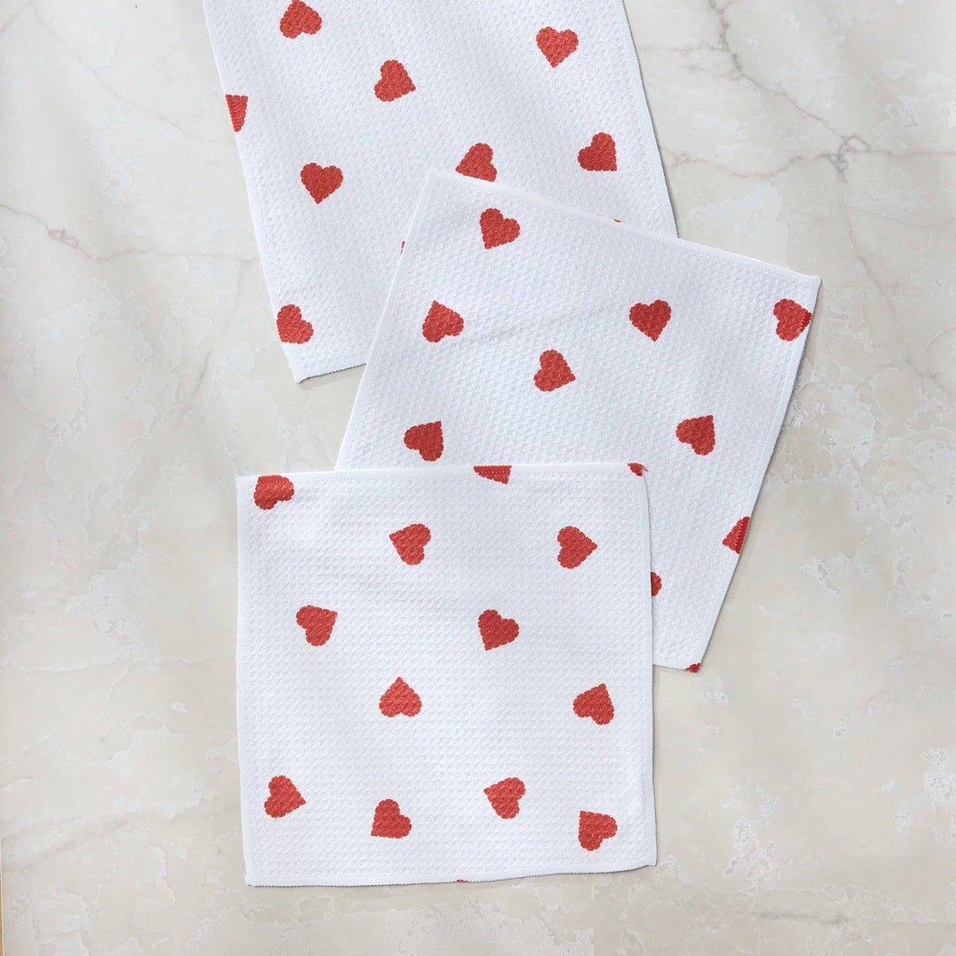 Love Toss Dishcloth Set - Merry PigletsGeometry