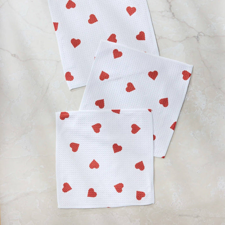 Love Toss Dishcloth Set - Merry PigletsGeometry