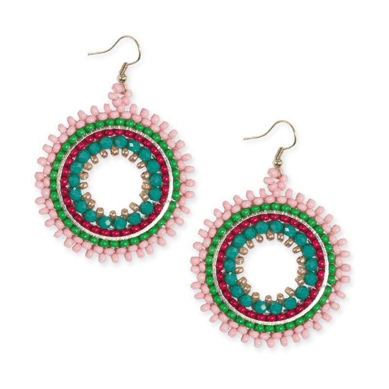 LuLu Circle Earrings - Merry Piglets