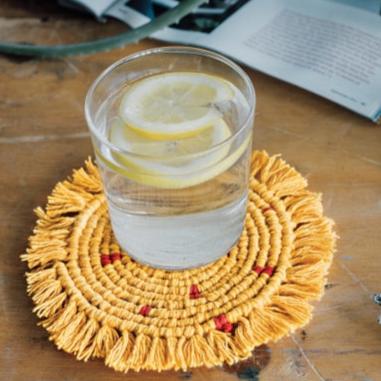 Macrame Coasters Set of 4 - Merry PigletsDanica Heirloom