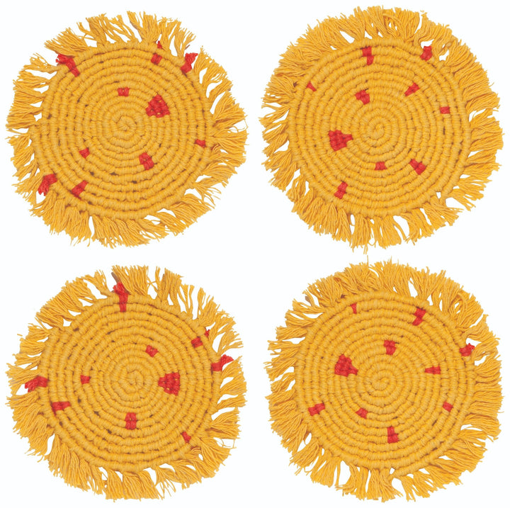 Macrame Coasters Set of 4 - Merry PigletsDanica Heirloom